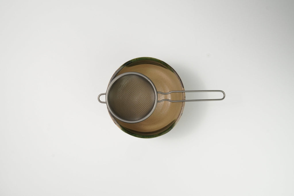 Yume Oribe Chawan — Traditional Matcha Tea Bowl - Yamada Chaya