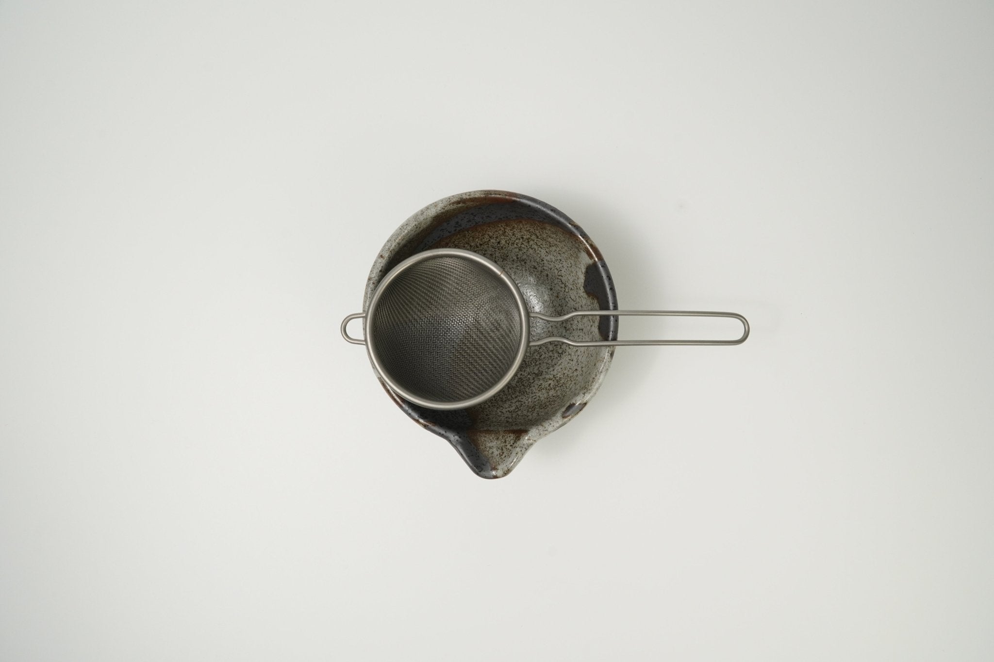 Small Spouted Tea Bowl - Rustic Glaze - Yamada Chaya