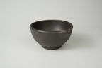 Small Spouted Tea Bowl - Matte Black - Yamada Chaya