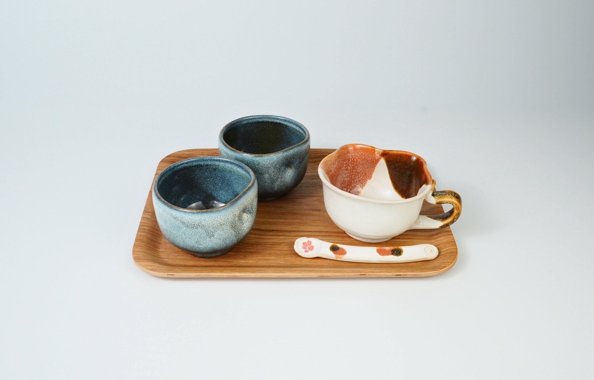 Kinto - Nonslip Slim Tray - 270mm - Willow - Yamada Chaya