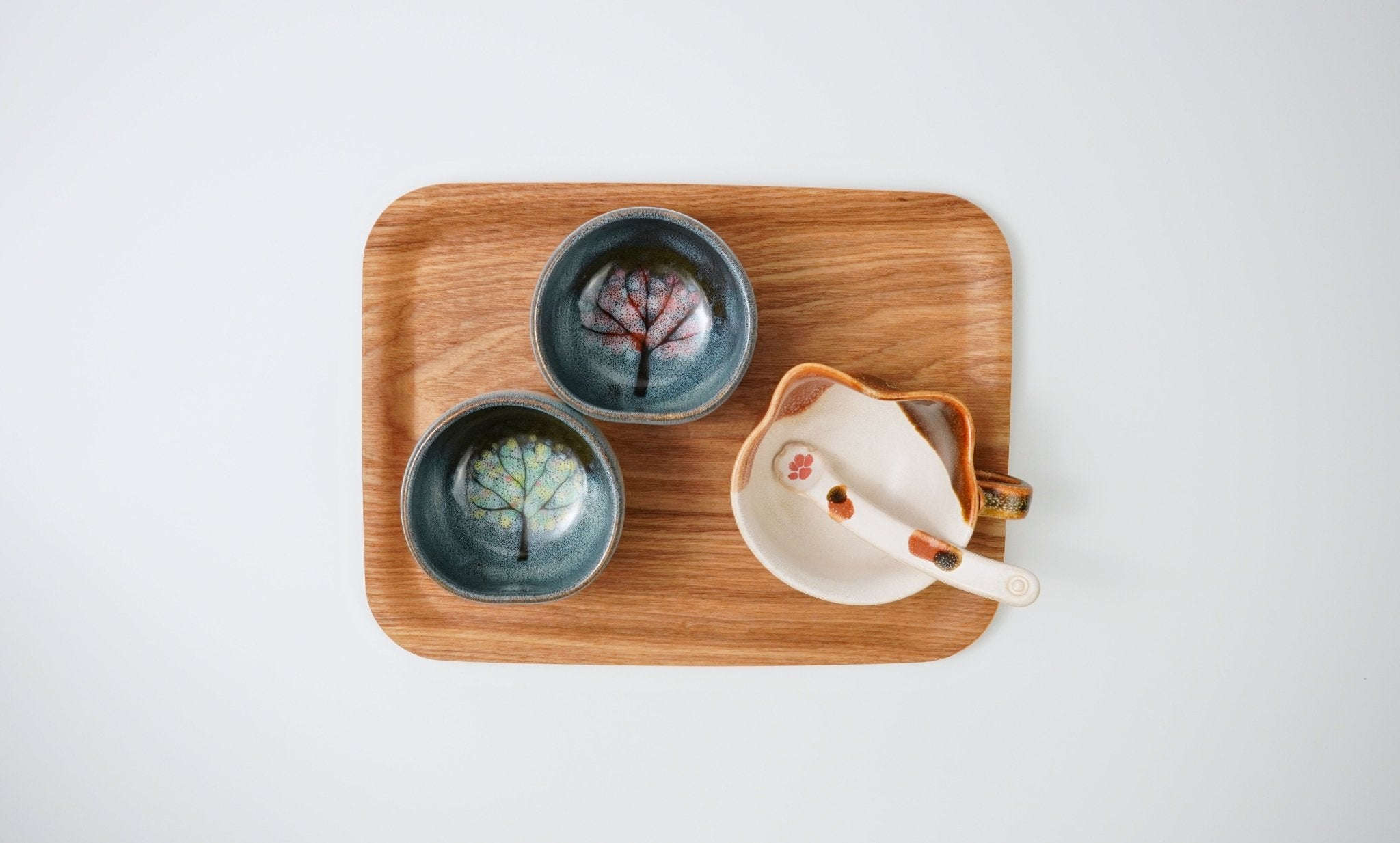 Kinto - Nonslip Slim Tray - 270mm - Willow - Yamada Chaya