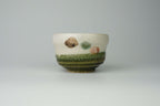 Konabiki Oribe Chawan - Traditional Matcha Tea Bowl - Yamada Chaya