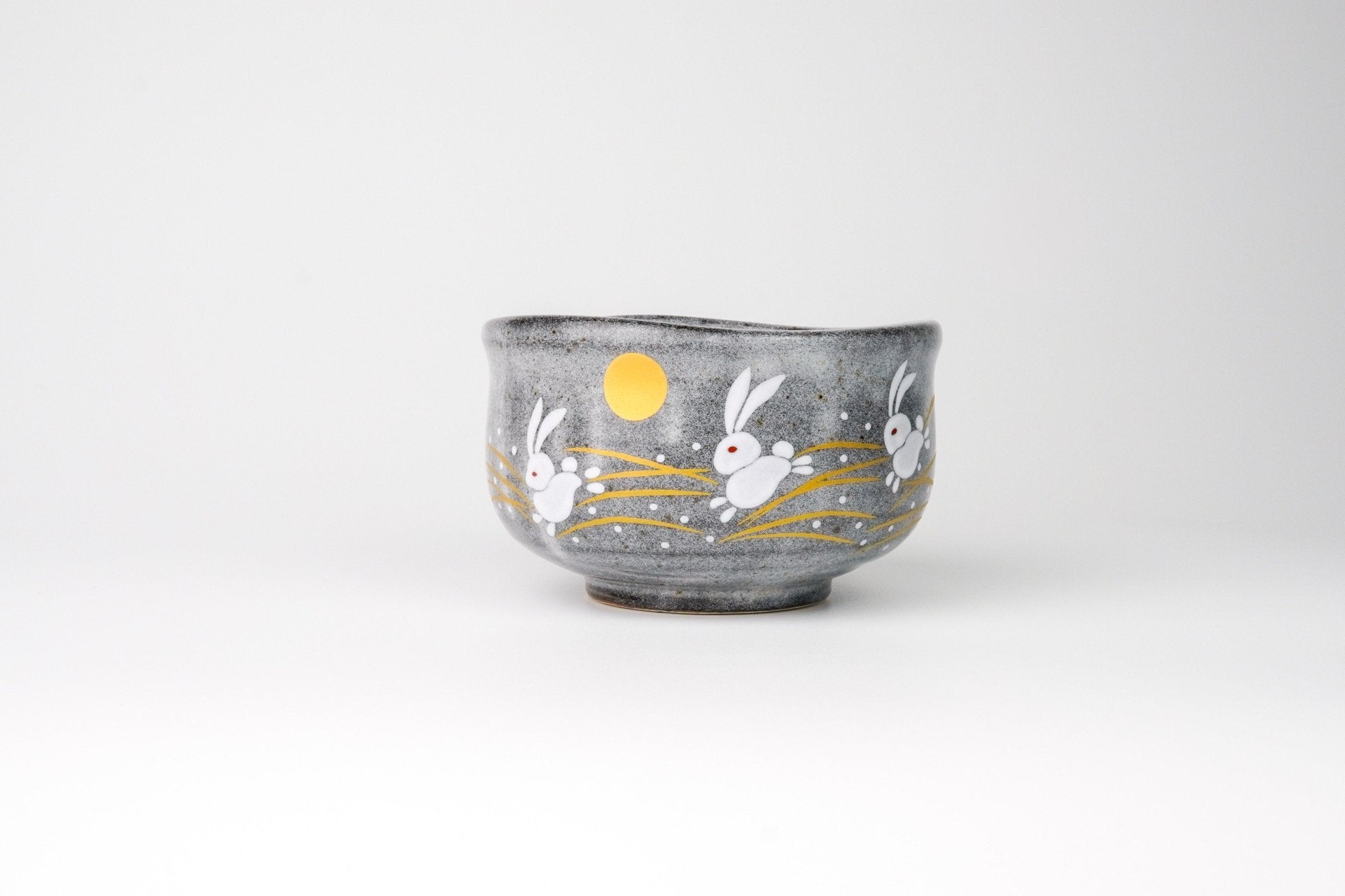 Kutani Ware Chawan – Hane Usagi (Rabbit) - Yamada Chaya