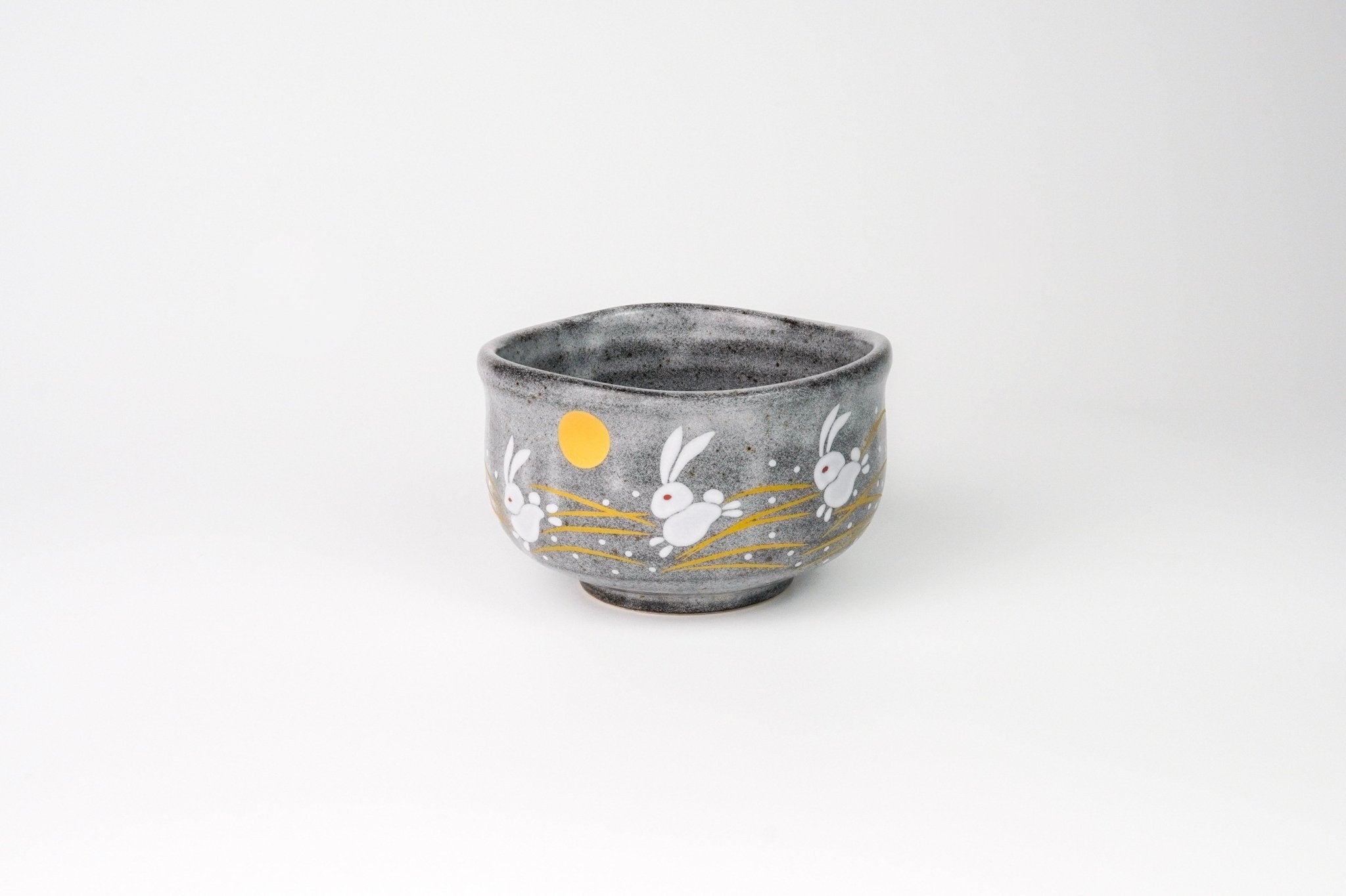 Kutani Ware Chawan – Hane Usagi (Rabbit) - Yamada Chaya