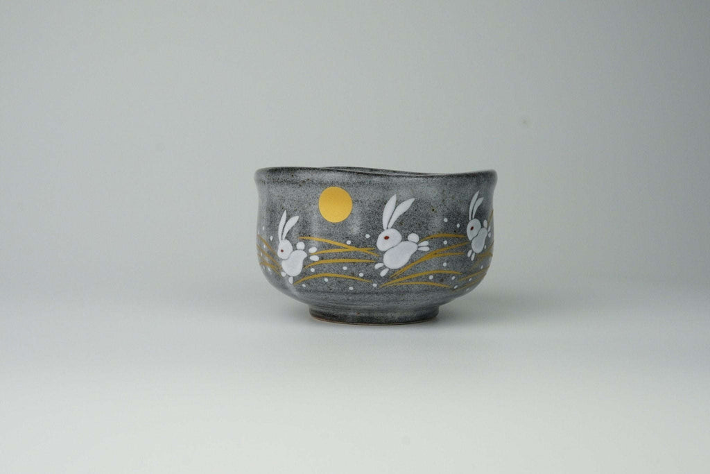 Kutani Ware Chawan – Hane Usagi (Rabbit) - Yamada Chaya