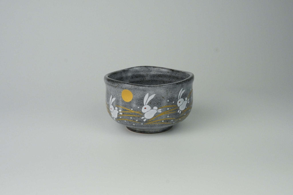 Kutani Ware Chawan – Hane Usagi (Rabbit) - Yamada Chaya