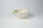Large Spouted Tea Bowl — Classic Cream Yamada Chaya