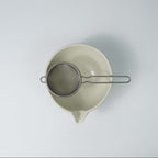 Large Spouted Tea Bowl — Classic Cream Yamada Chaya