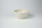 Large Spouted Tea Bowl — Classic Cream Yamada Chaya