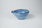 Large Spouted Tea Bowl — Light Blue and White Yamada Chaya