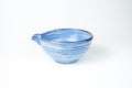 Large Spouted Tea Bowl — Light Blue and White - Yamada Chaya