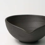Mini Spouted Tea Bowl — Dark Grey & Bronze Matte - Yamada Chaya