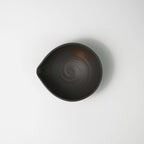 Mini Spouted Tea Bowl — Dark Grey & Bronze Matte - Yamada Chaya