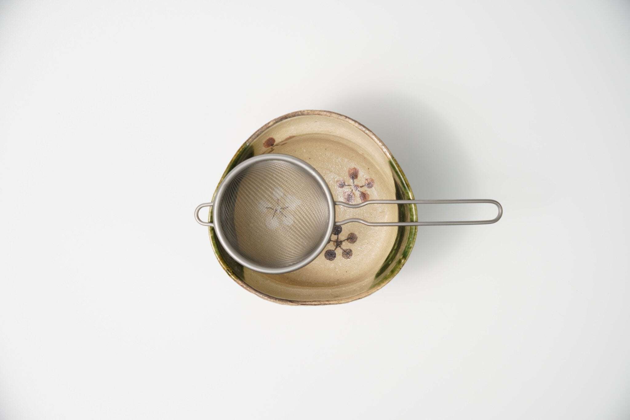 Oribe Chawan in Traditional Style — Matcha Tea Bowl - Yamada Chaya