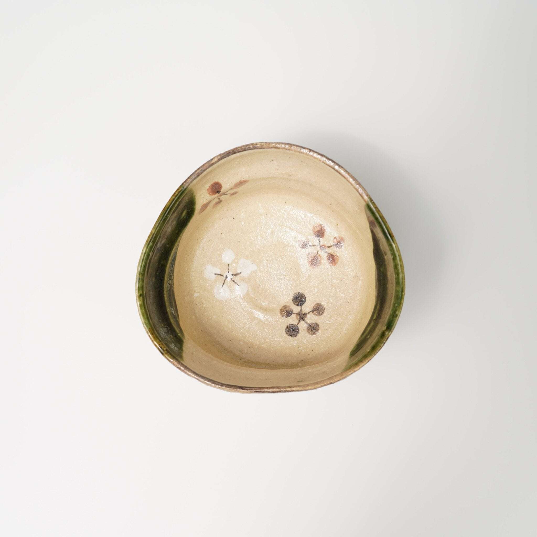 Oribe Chawan in Traditional Style — Matcha Tea Bowl - Yamada Chaya