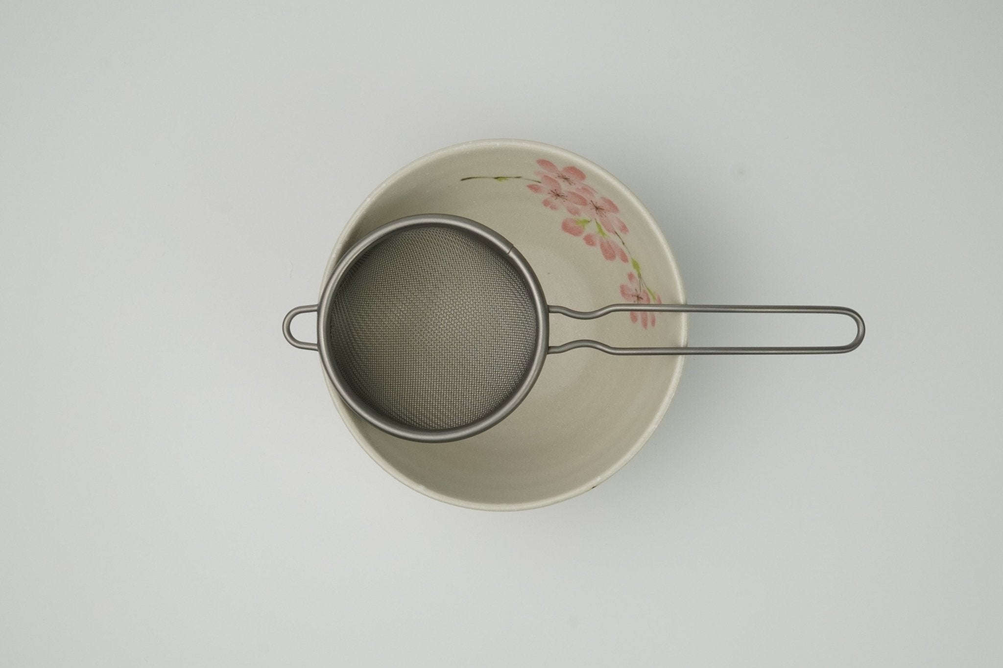 Rikyu Chawan Sakura - Traditional Matcha Tea Bowl - Yamada Chaya