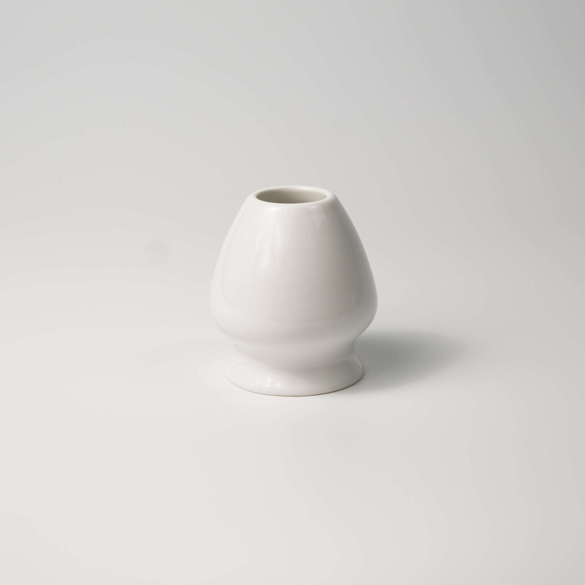 White Ceramic Kusenaoshi – Whisk Holder - Yamada Chaya