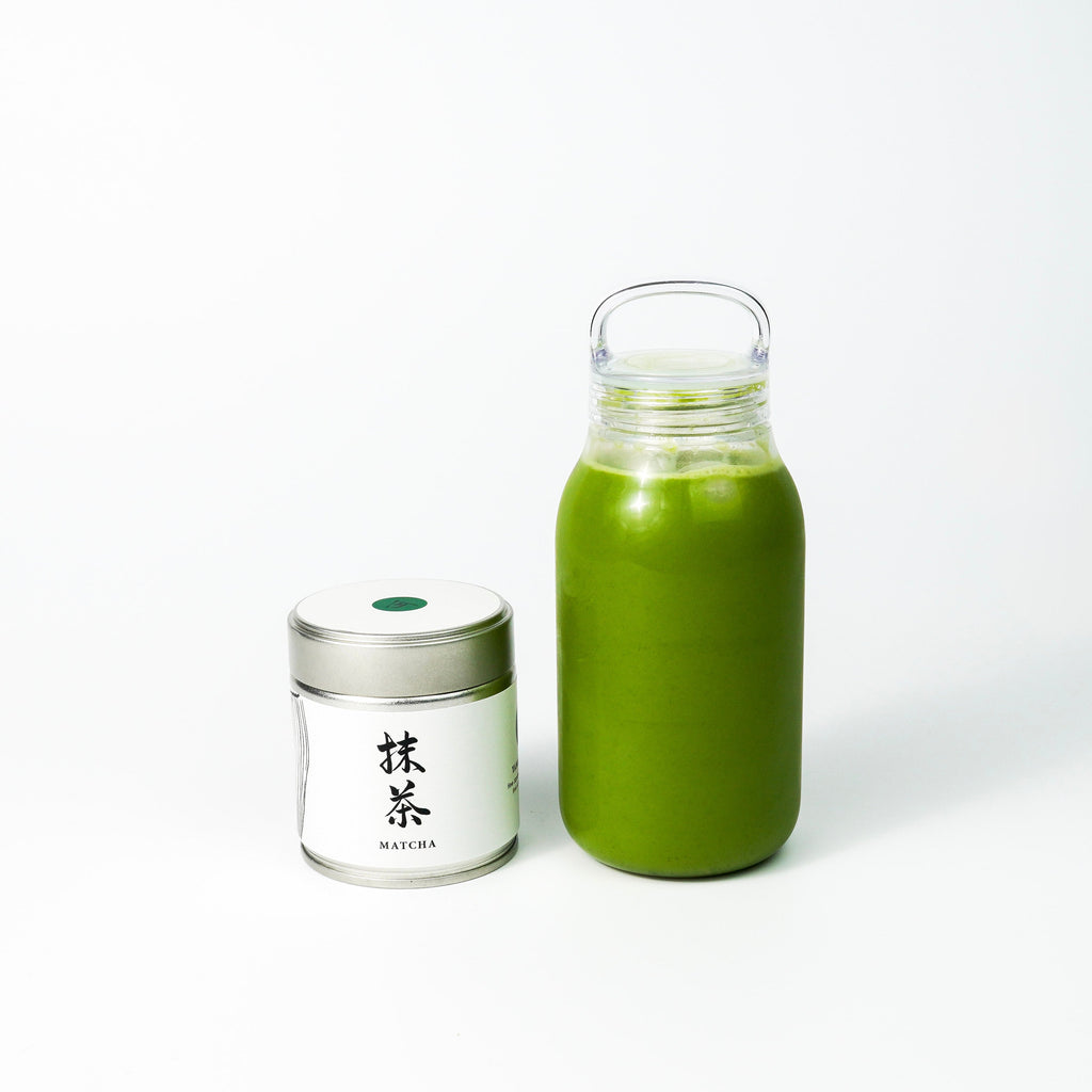 Matcha Latte To-Go Bundle | Premium Matcha Tin + KINTO Loop Bottle