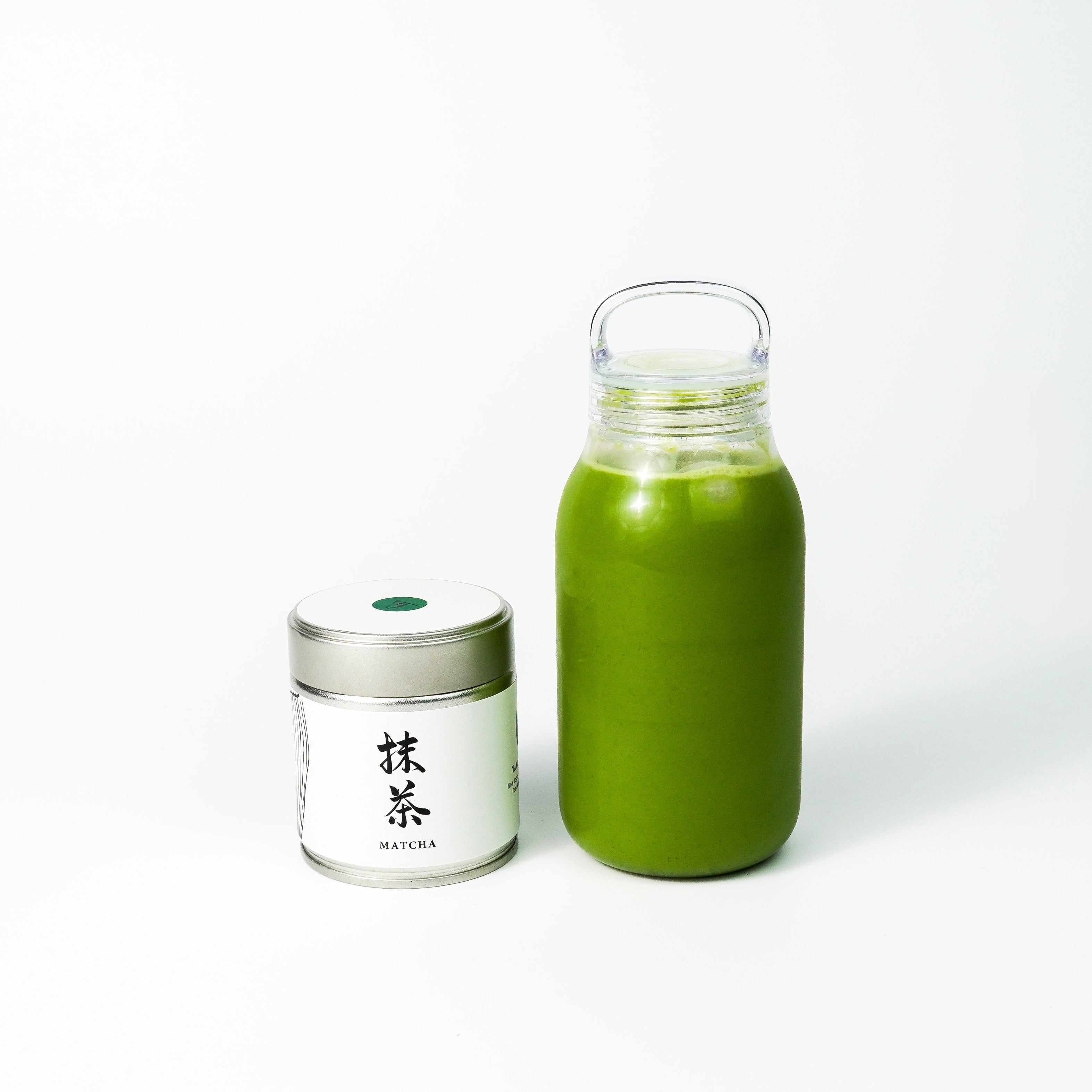 Matcha Latte To-Go Bundle | Premium Matcha Tin + KINTO Loop Bottle