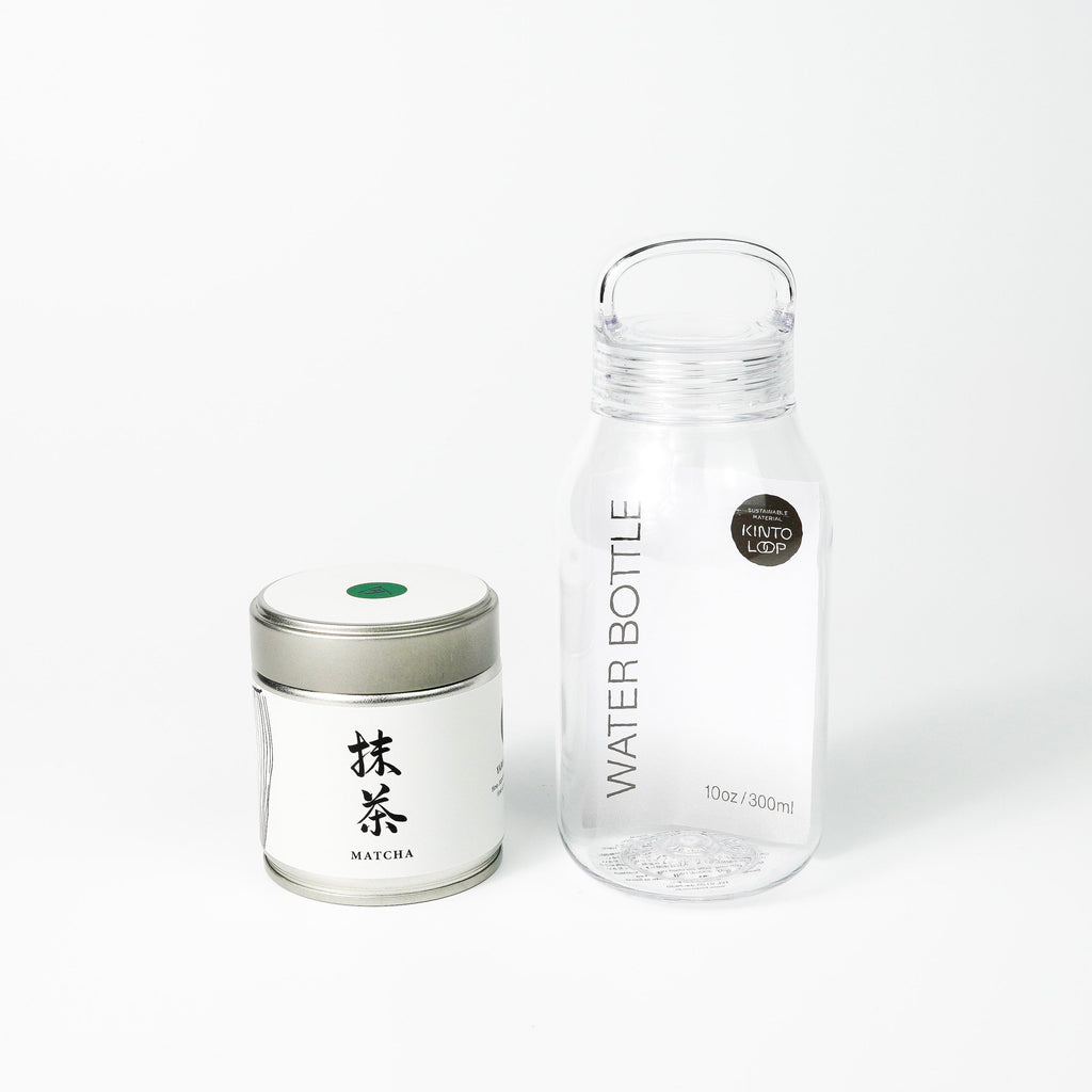 Matcha Latte To-Go Bundle | Premium Matcha Tin + KINTO Loop Bottle