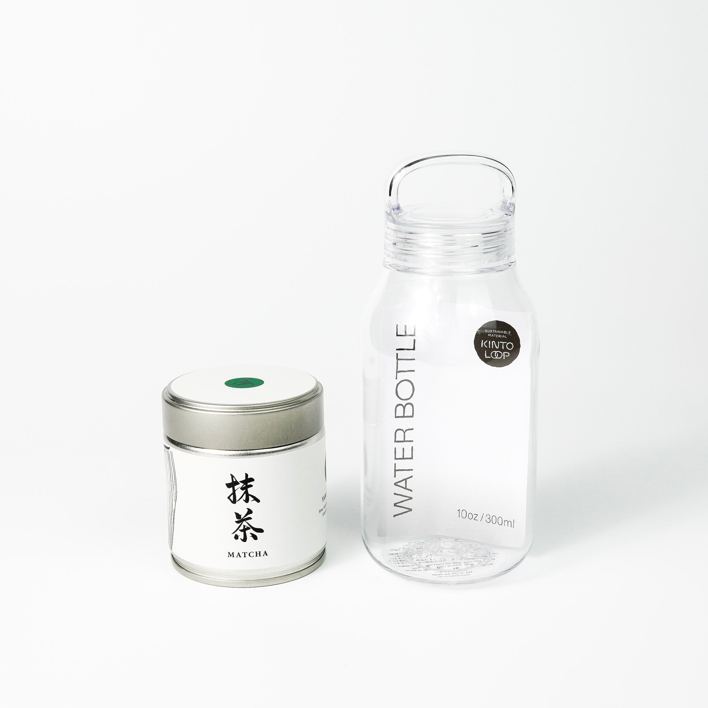 Matcha Latte To-Go Bundle | Premium Matcha Tin + KINTO Loop Bottle